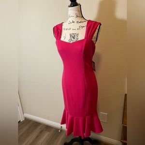 Marina Women’s Dress. Hot Pink Size 6 NWT